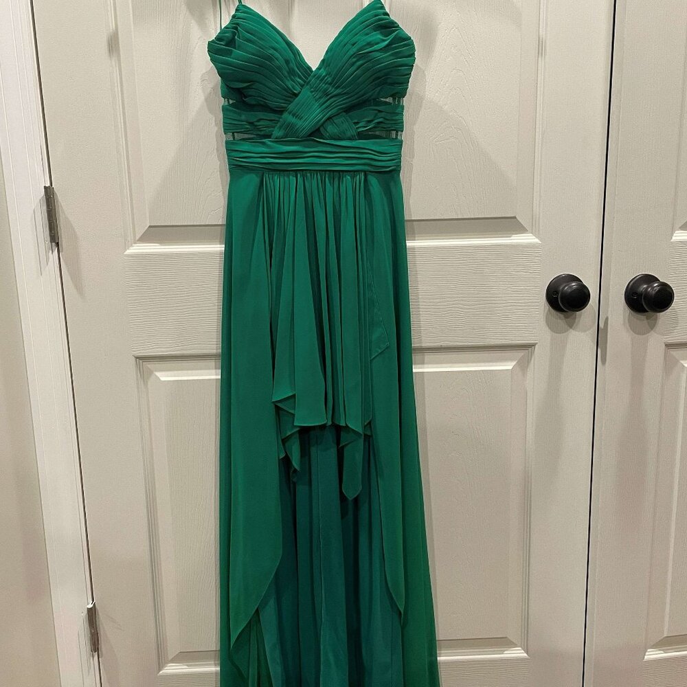Green Hi Low Hailey Logan Dress by Adriana Papell